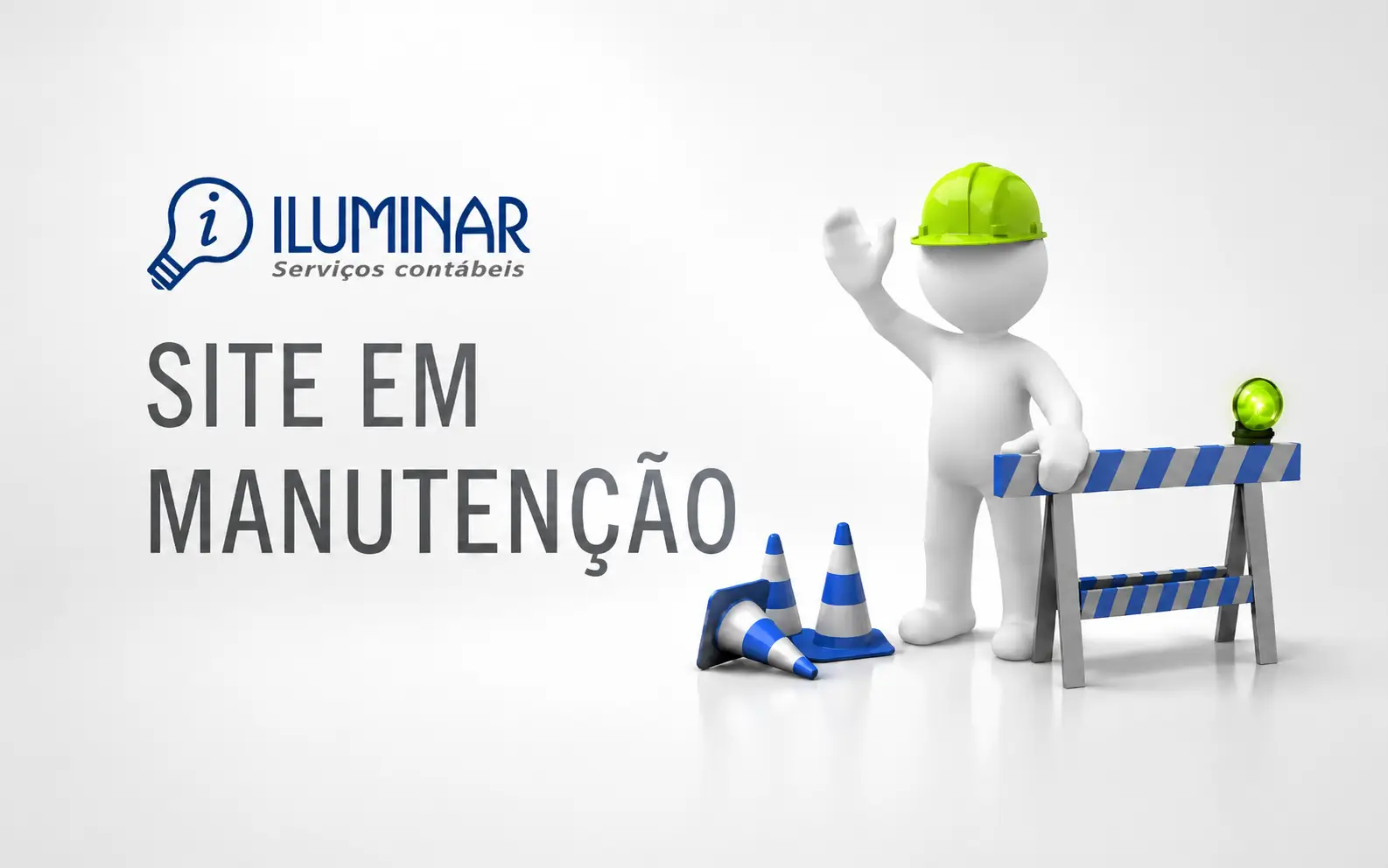 site em manutenção